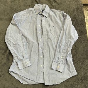 Blue and white Vineyard Vines long sleeve button up. Size medium.